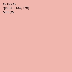 #F1B7AF - Melon Color Image