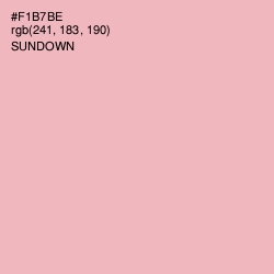 #F1B7BE - Sundown Color Image