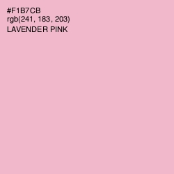 #F1B7CB - Lavender Pink Color Image