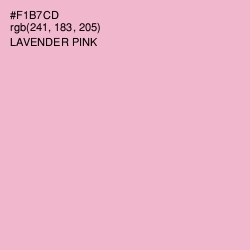 #F1B7CD - Lavender Pink Color Image