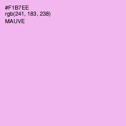 #F1B7EE - Mauve Color Image