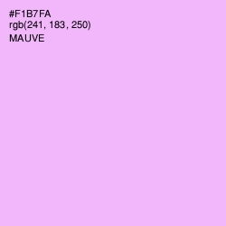 #F1B7FA - Mauve Color Image