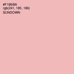 #F1B9BA - Sundown Color Image