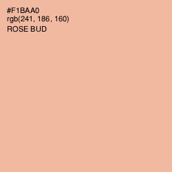 #F1BAA0 - Rose Bud Color Image