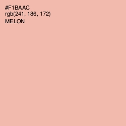 #F1BAAC - Melon Color Image
