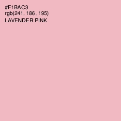 #F1BAC3 - Lavender Pink Color Image