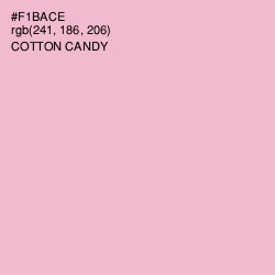 #F1BACE - Cotton Candy Color Image