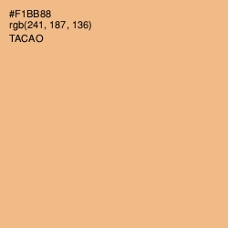 #F1BB88 - Tacao Color Image
