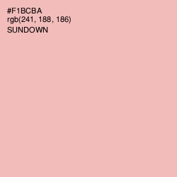 #F1BCBA - Sundown Color Image