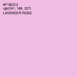 #F1BCE3 - Lavender Rose Color Image