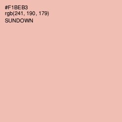 #F1BEB3 - Sundown Color Image