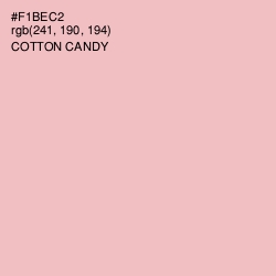 #F1BEC2 - Cotton Candy Color Image