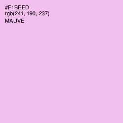 #F1BEED - Mauve Color Image