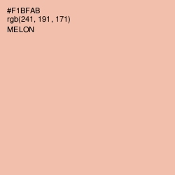 #F1BFAB - Melon Color Image