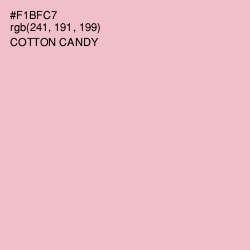 #F1BFC7 - Cotton Candy Color Image