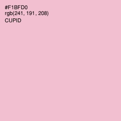 #F1BFD0 - Cupid Color Image