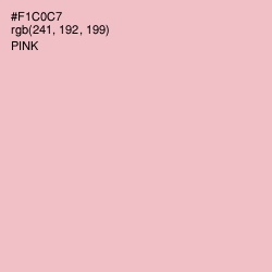 #F1C0C7 - Pink Color Image