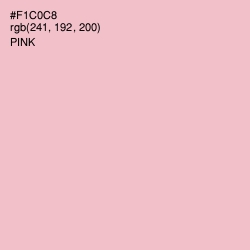 #F1C0C8 - Pink Color Image