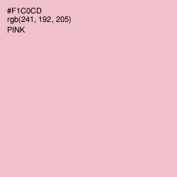 #F1C0CD - Pink Color Image