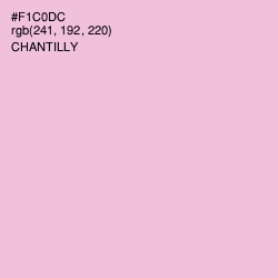 #F1C0DC - Chantilly Color Image