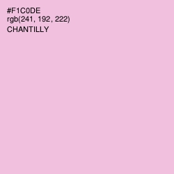 #F1C0DE - Chantilly Color Image