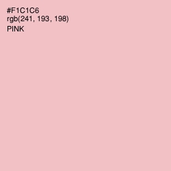 #F1C1C6 - Pink Color Image