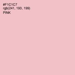 #F1C1C7 - Pink Color Image