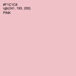 #F1C1C8 - Pink Color Image