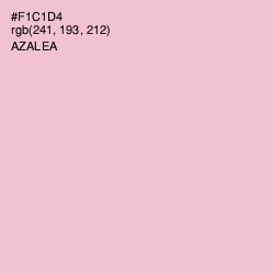 #F1C1D4 - Azalea Color Image