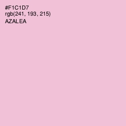 #F1C1D7 - Azalea Color Image