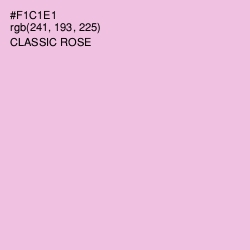 #F1C1E1 - Classic Rose Color Image