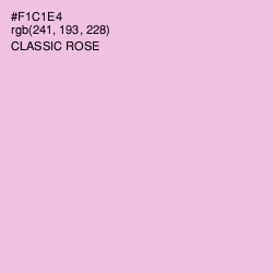 #F1C1E4 - Classic Rose Color Image