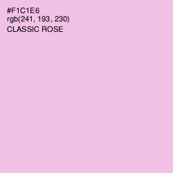 #F1C1E6 - Classic Rose Color Image