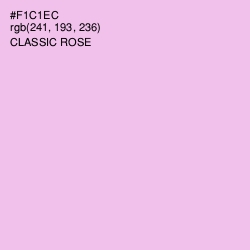 #F1C1EC - Classic Rose Color Image