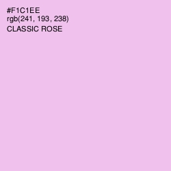 #F1C1EE - Classic Rose Color Image