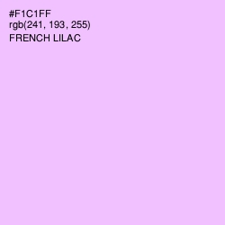 #F1C1FF - French Lilac Color Image