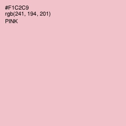 #F1C2C9 - Pink Color Image