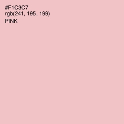 #F1C3C7 - Pink Color Image