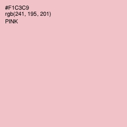 #F1C3C9 - Pink Color Image