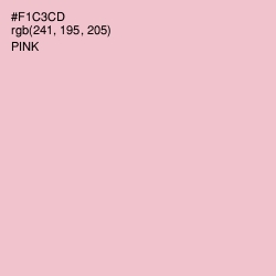 #F1C3CD - Pink Color Image