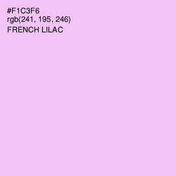 #F1C3F6 - French Lilac Color Image