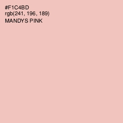 #F1C4BD - Mandys Pink Color Image