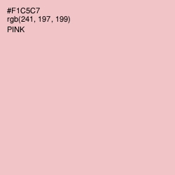 #F1C5C7 - Pink Color Image