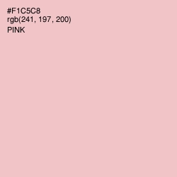 #F1C5C8 - Pink Color Image