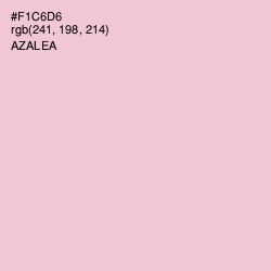 #F1C6D6 - Azalea Color Image