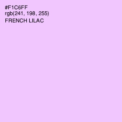 #F1C6FF - French Lilac Color Image