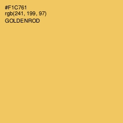 #F1C761 - Goldenrod Color Image