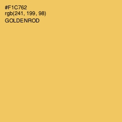 #F1C762 - Goldenrod Color Image