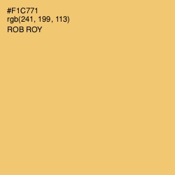 #F1C771 - Rob Roy Color Image