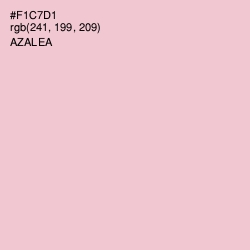 #F1C7D1 - Azalea Color Image